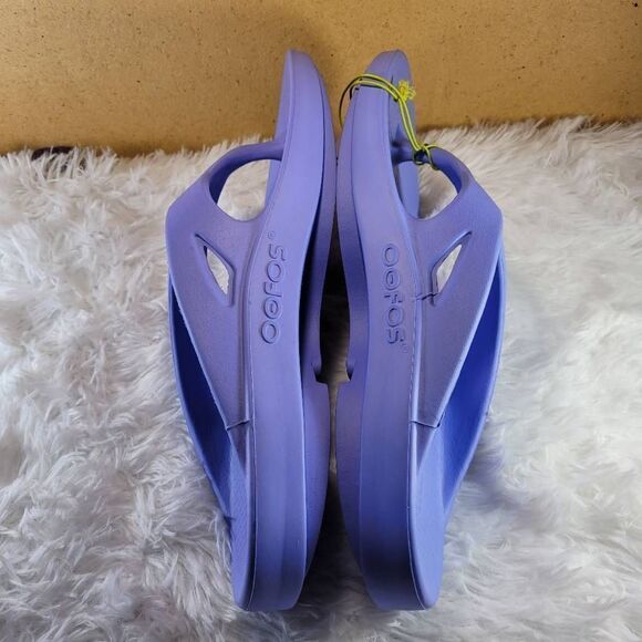 Oofos OOriginal Unisex Purple Haze Flip Flops- Size M14/W16- NWT - Picture 5 of 8